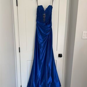 Sherri Hill Royal Blue Dress